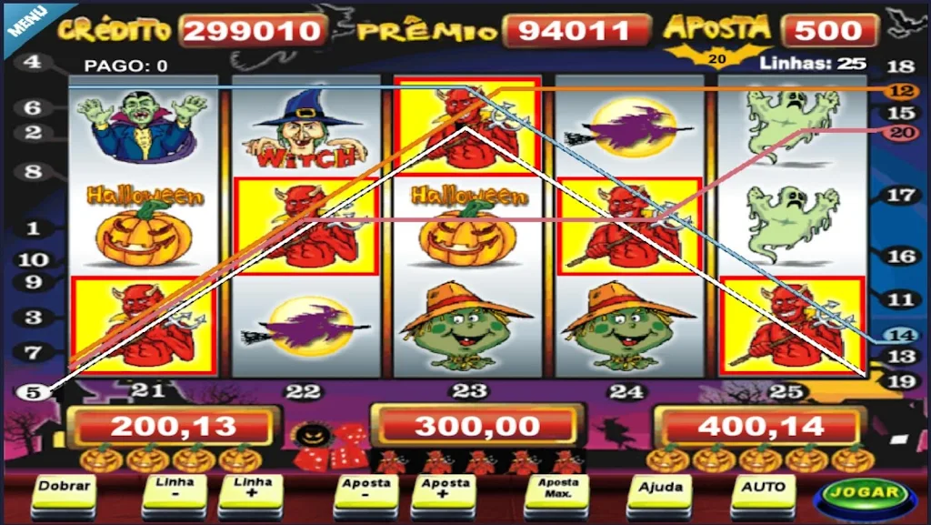 Halloween Caça Niquel Slot Capture d'écran 3
