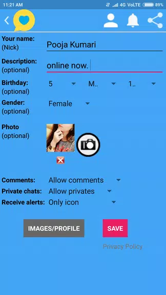 Indian Girls Chat スクリーンショット 3