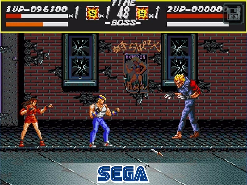 Streets of Rage Classic 螢幕截圖 1