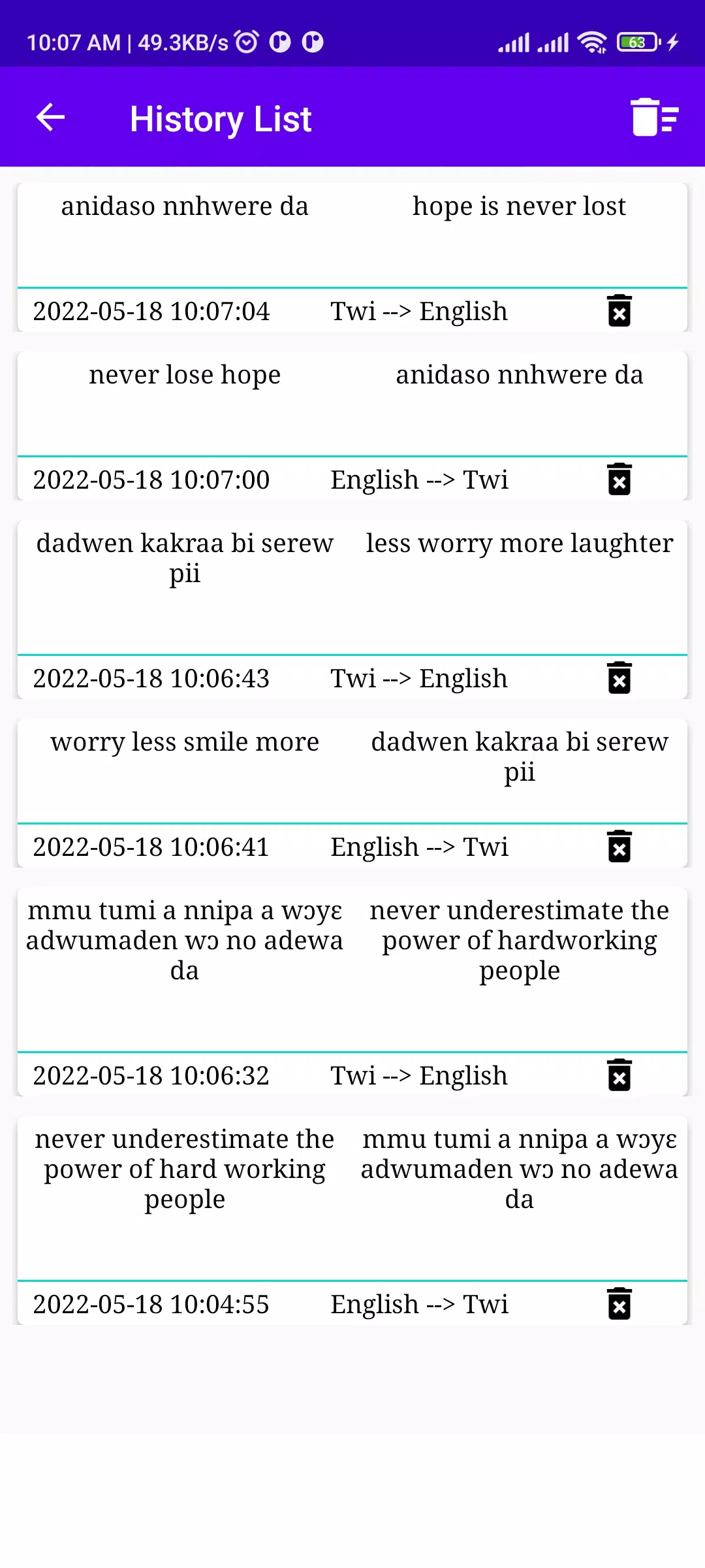 English To Twi Translator Tangkapan skrin 2