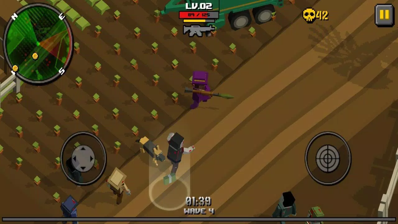 Pixel Zombie Frontier 螢幕截圖 2