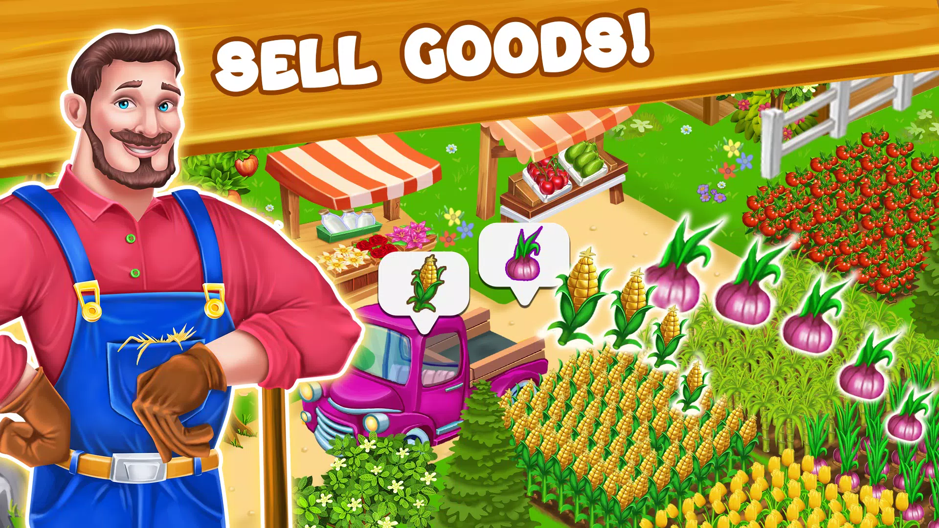 Farm Day Farming Offline Games Ảnh chụp màn hình 3