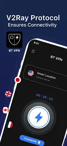 BT VPN : V2ray Fast Safe VPN ภาพหน้าจอ 0