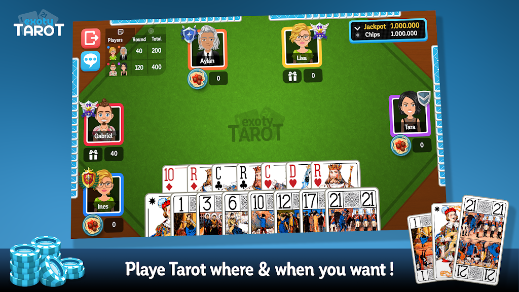 Multiplayer Tarot Game Скриншот 0
