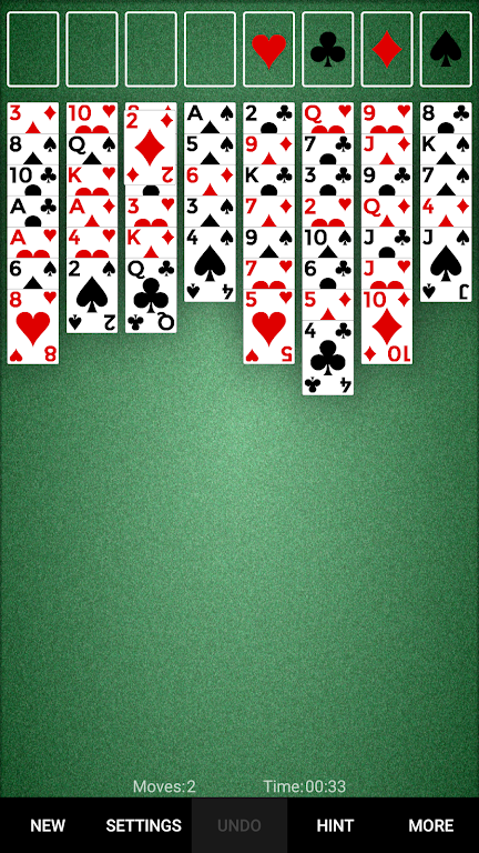 Schermata Thoughtful Solitaire 1