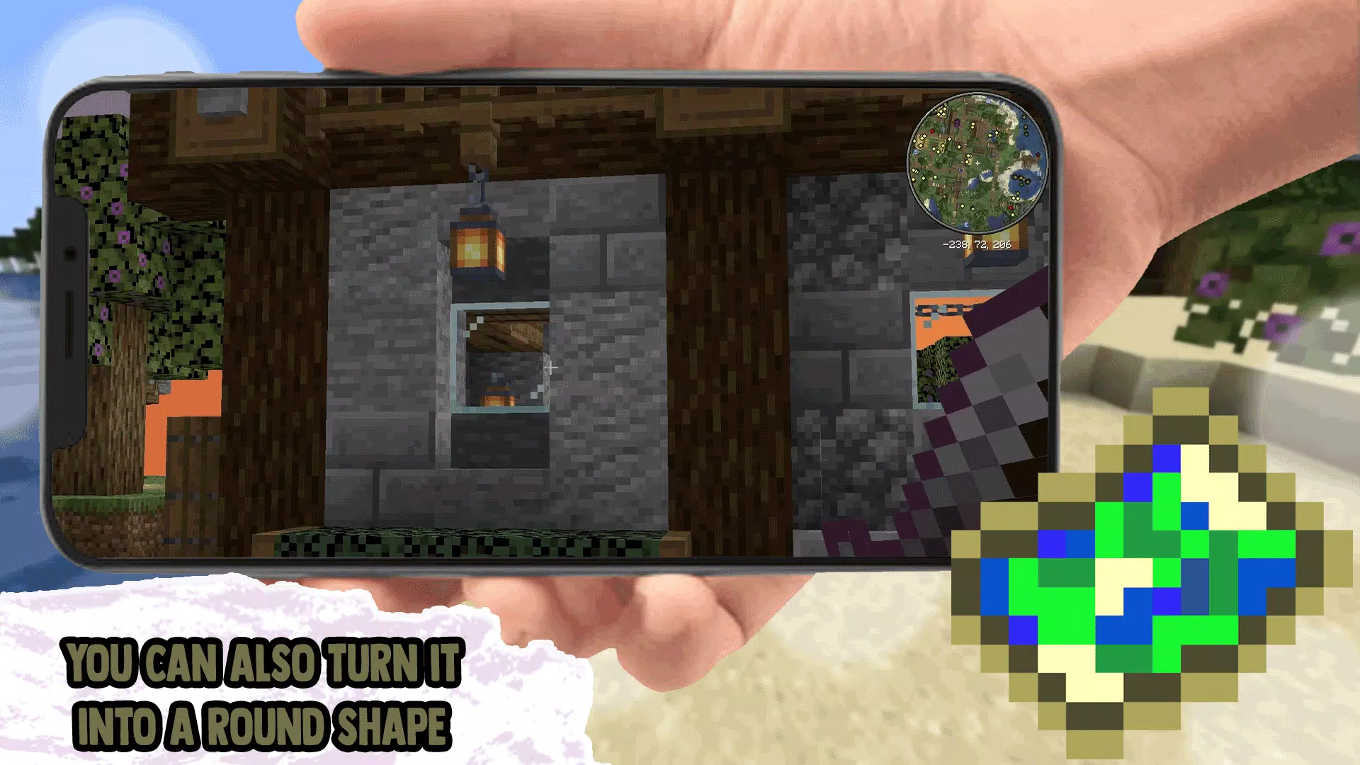 Minimap Mod Addons for MCPE Tangkapan skrin 1