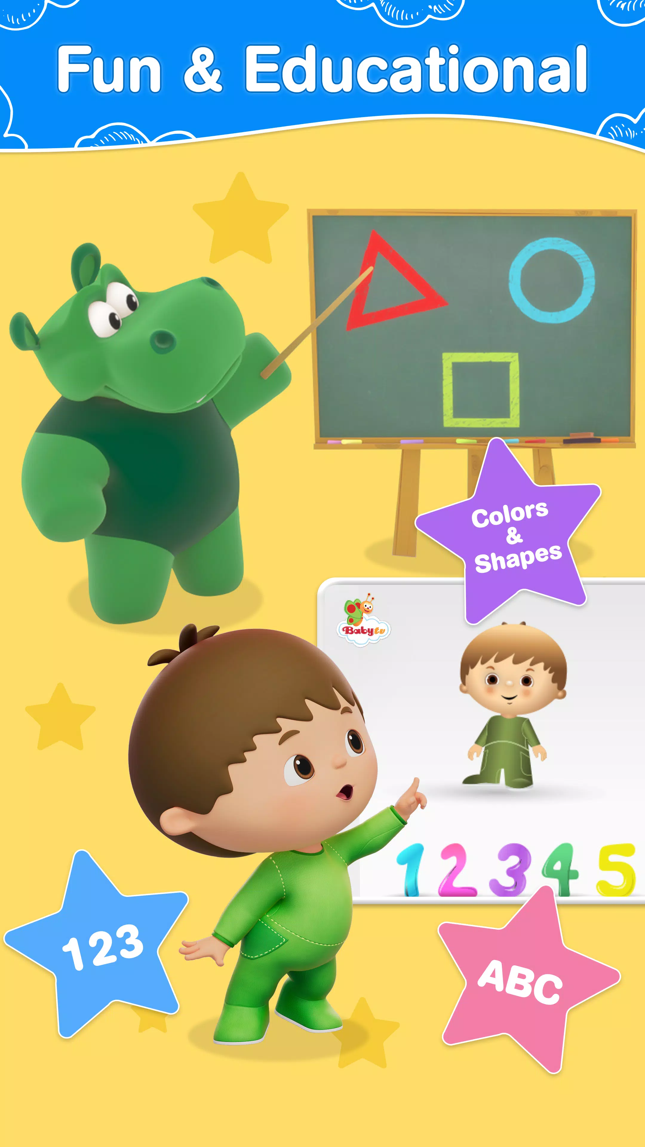 BabyTV - Kids Videos & Songs Schermafbeelding 1