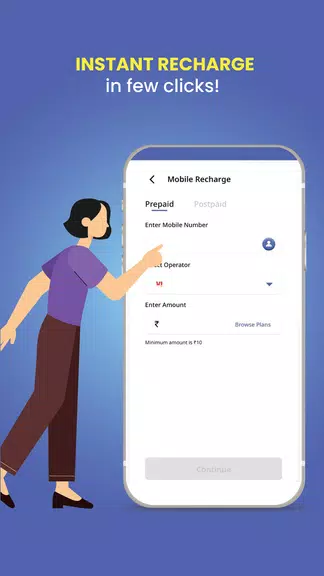 TalkCharge - Recharge & Bills Скриншот 1