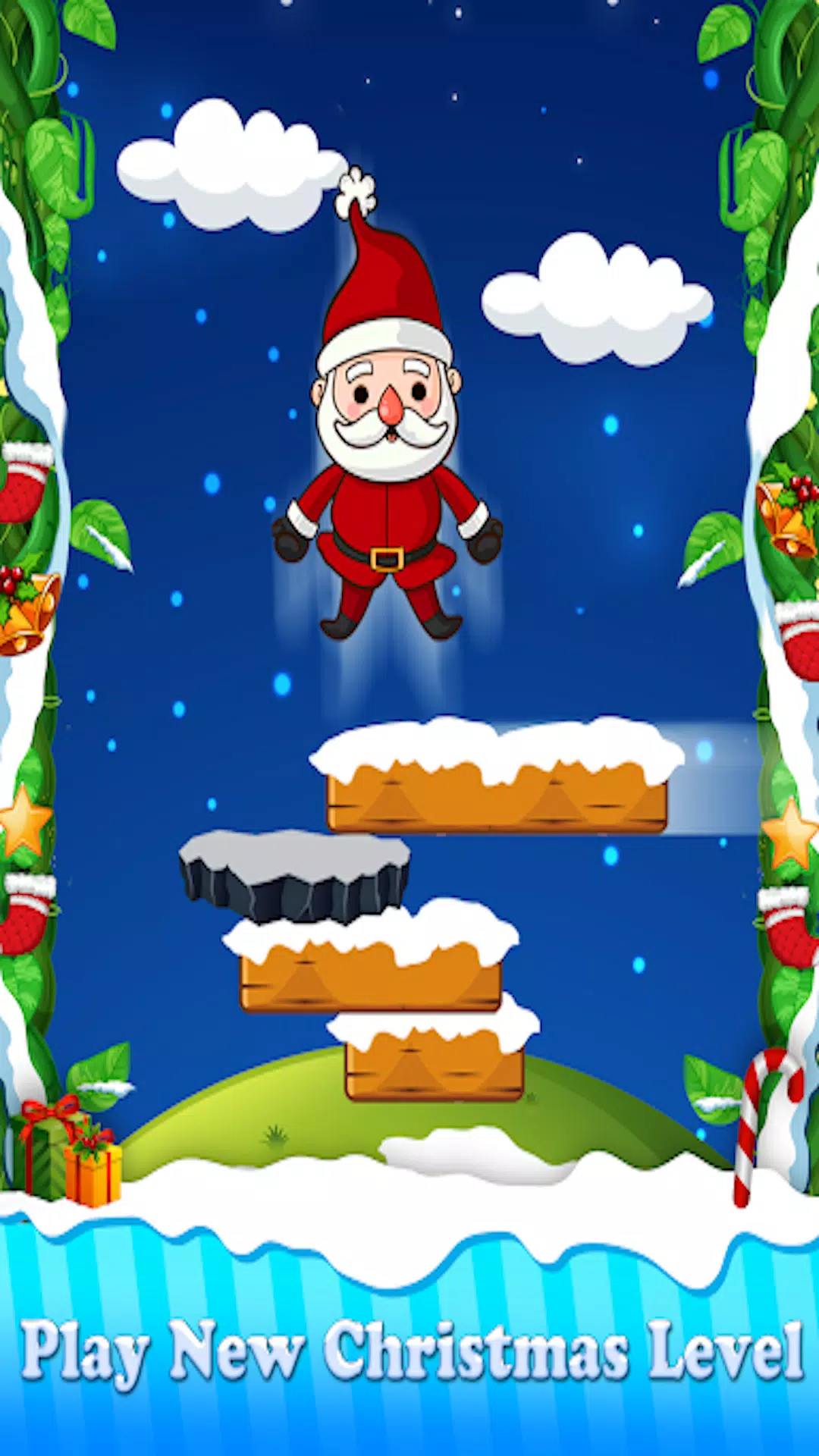 Christmas Game Santa Jump 2024 스크린샷 1