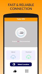 Turbo VPN - Fast Secure VPN 螢幕截圖 0