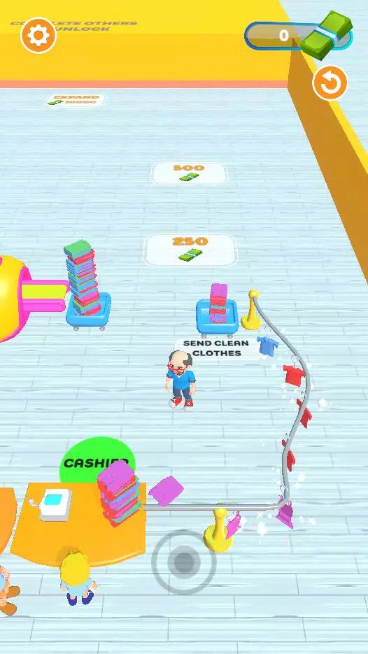 Laundry Rush - Idle Game Screenshot 2