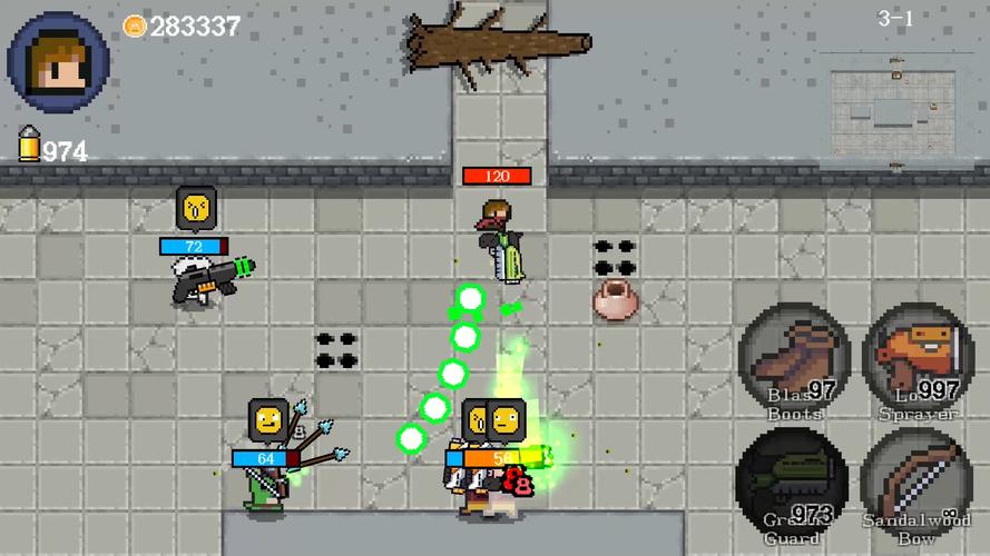 Schermata Tiny Warrior - Pixel Gun 1