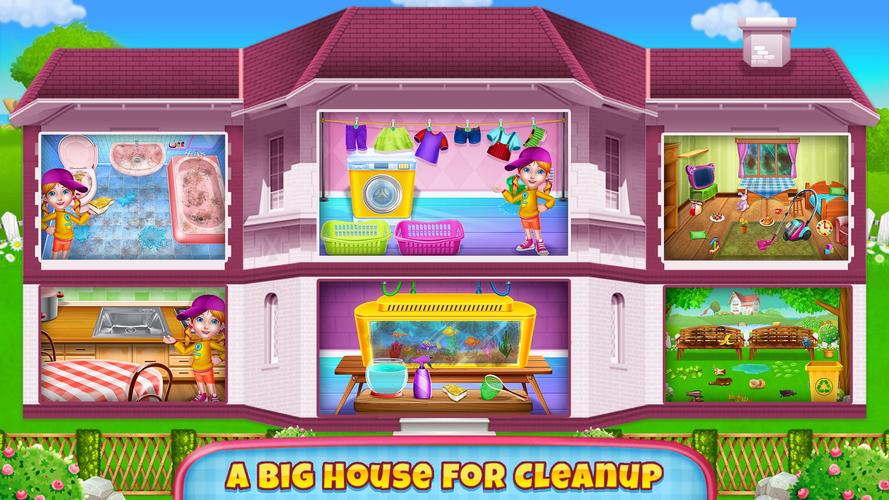 My Messy Home Cleanup 스크린샷 1