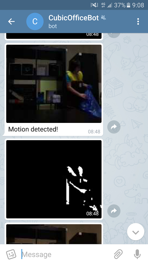 Schermata Telephoto - CCTV via Telegram 1