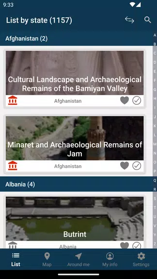 World Heritage - UNESCO List应用截图第2张
