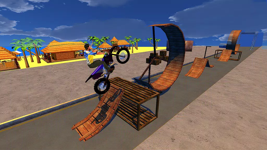 Racing Bike Stunts & Ramp Riding スクリーンショット 1