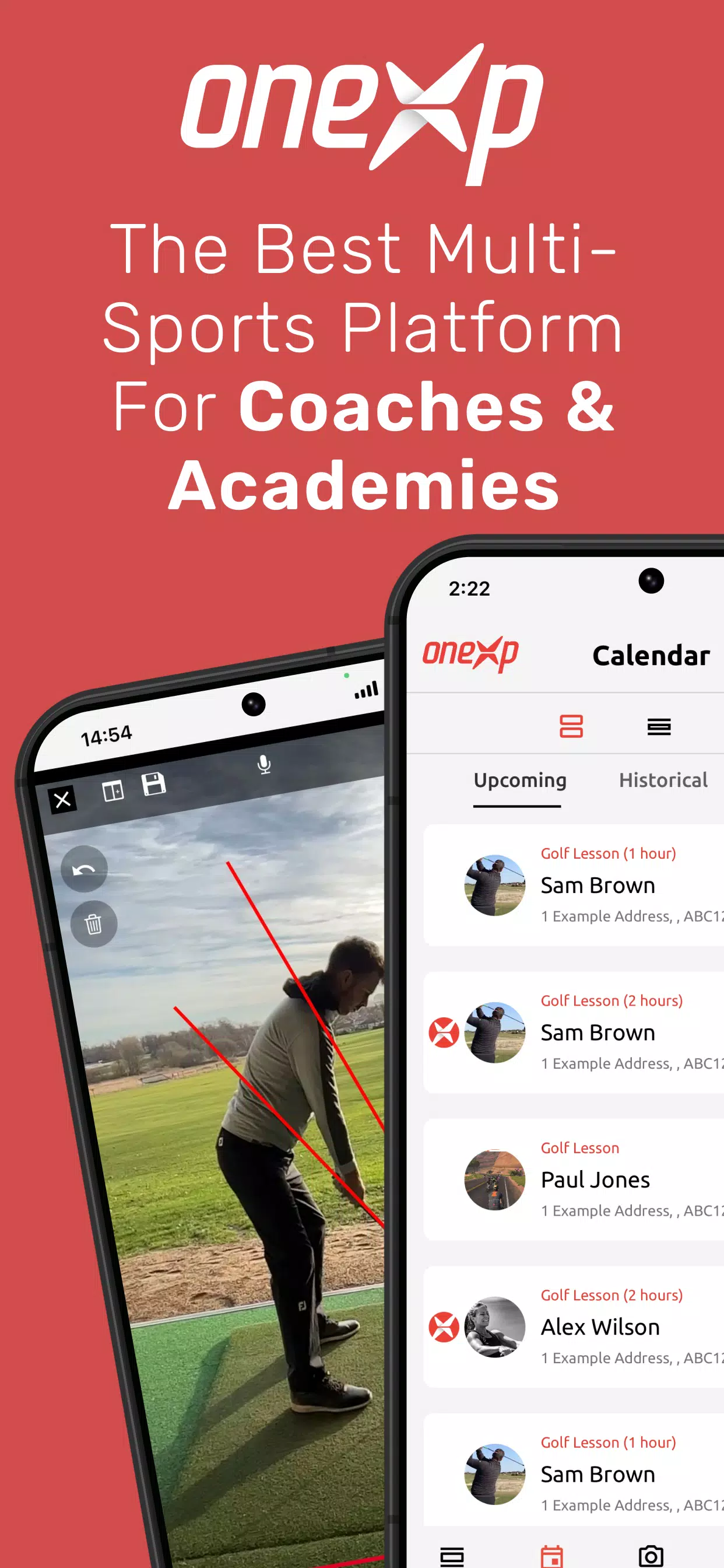 OneXp: Sports Coaching App 螢幕截圖 0