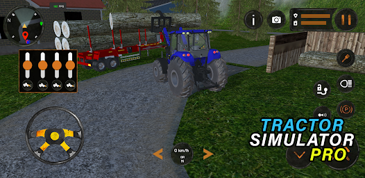 Farm Simulator: Wood Transport ภาพหน้าจอ 0