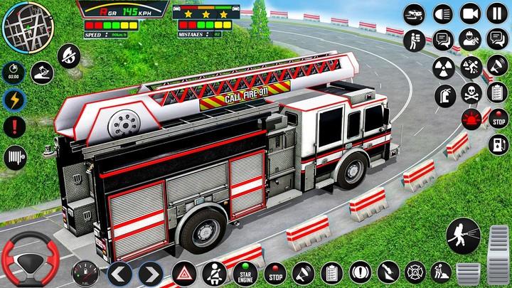 Firefighter: FireTruck Games ภาพหน้าจอ 2