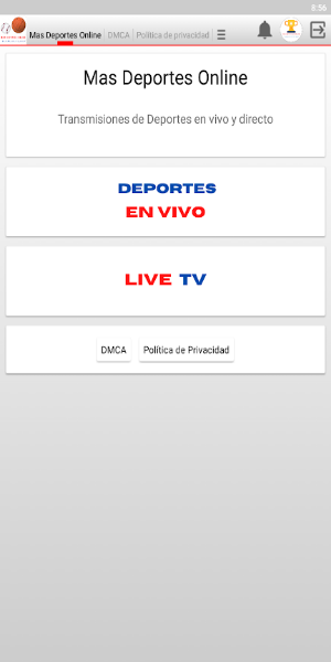 Mas Deportes Online Captura de tela 1