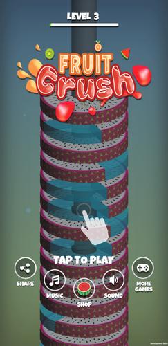 Stack Ball Fruit Crush 螢幕截圖 0