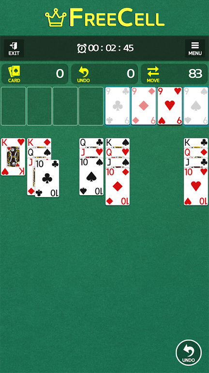 FreeCell - Classic Card Game 螢幕截圖 2