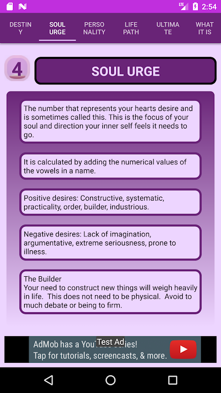 Pythagorean Numerology Calculator 스크린샷 3