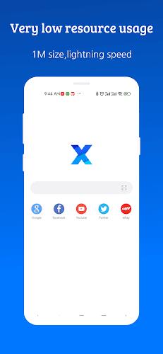 XBrowser - Mini & Super fast Screenshot 0