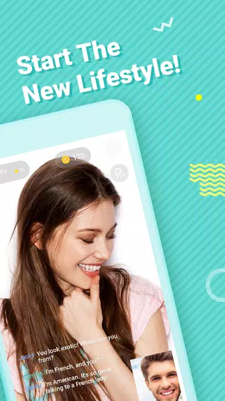 Meet – Talk to Strangers Using Random Video Chat Capture d'écran 1