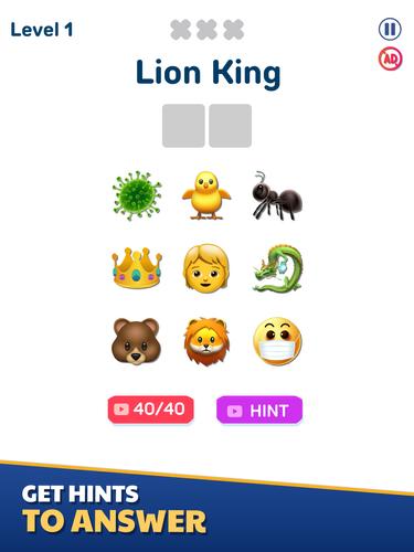 Emoji Quiz 螢幕截圖 1