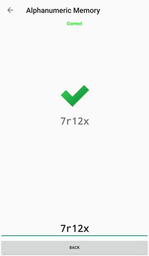 Alphanumeric Memory スクリーンショット 3
