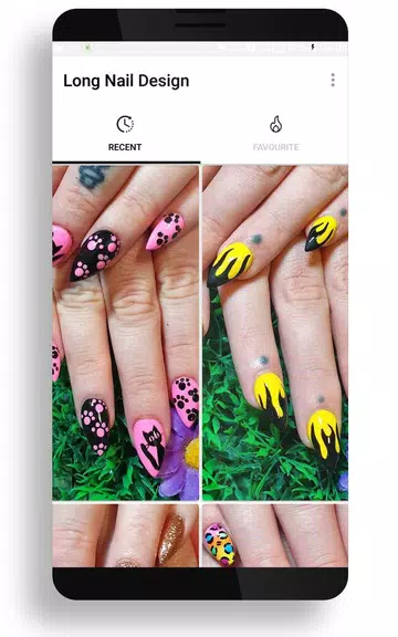 Long Nail Design Tangkapan skrin 1