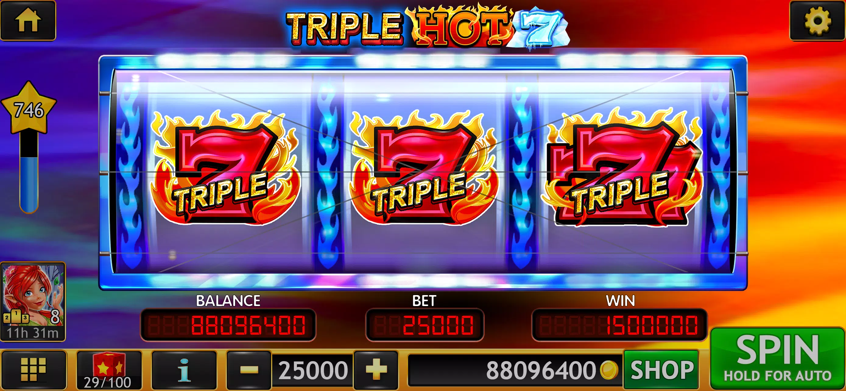 Wild Triple 777 Slots Casino Captura de tela 2