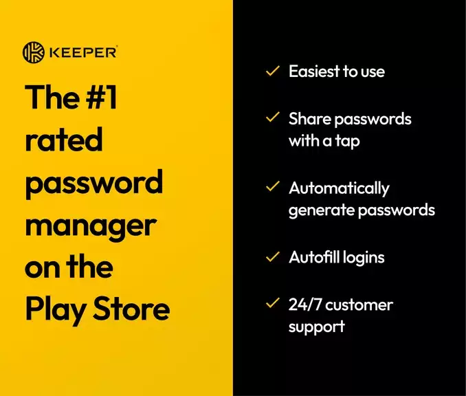 Keeper Password Manager Zrzut ekranu 0