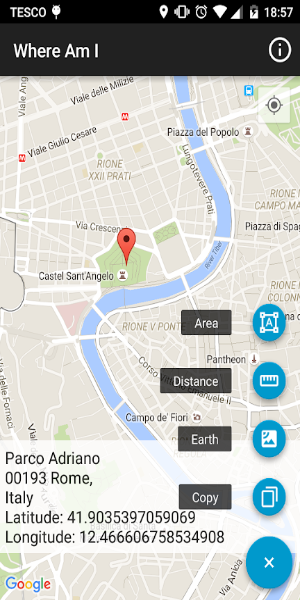 Where Am I - Location and address finder. Screenshot 1