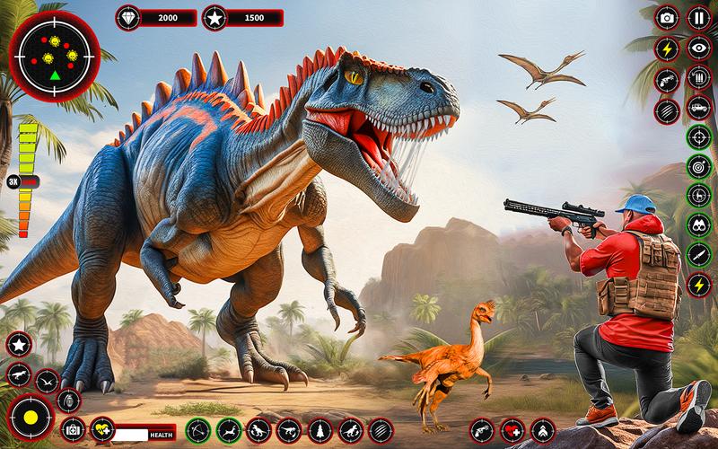 Dino Hunter 3D Hunting Games应用截图第1张