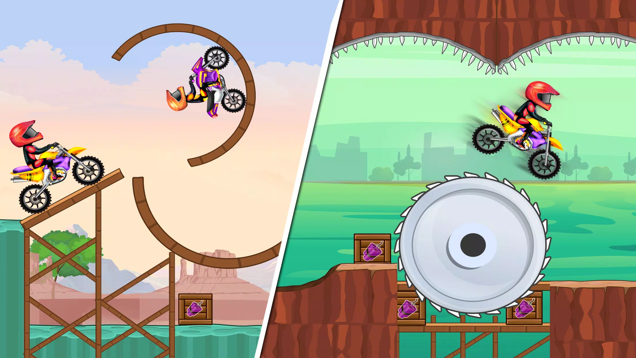 Moto Bike Stunt Race Ekran Görüntüsü 0
