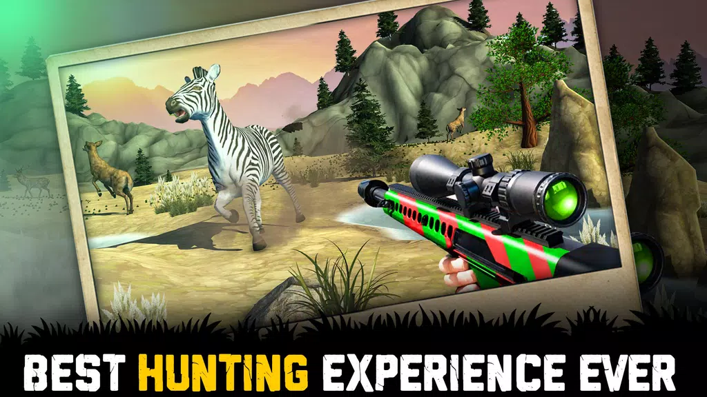 Wild Animal Hunting 3D Offline Скриншот 2