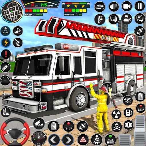 Firefighter: FireTruck Games Screenshot 0