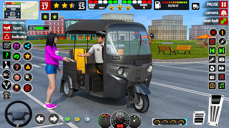 TukTuk Rickshaw Driving Games 스크린샷 0