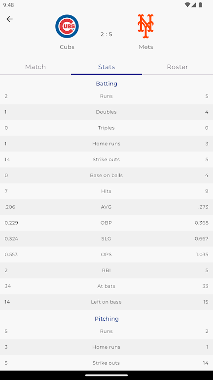 MLB Scores Ảnh chụp màn hình 2