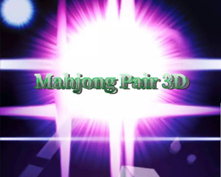 Mahjong Pair 3D: Easy And Simple Screenshot 0