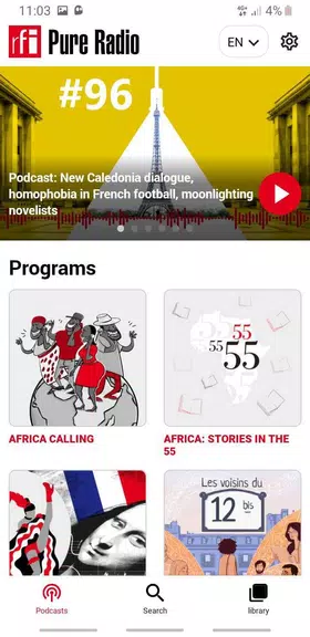 RFI Pure Radio - Podcasts 스크린샷 0