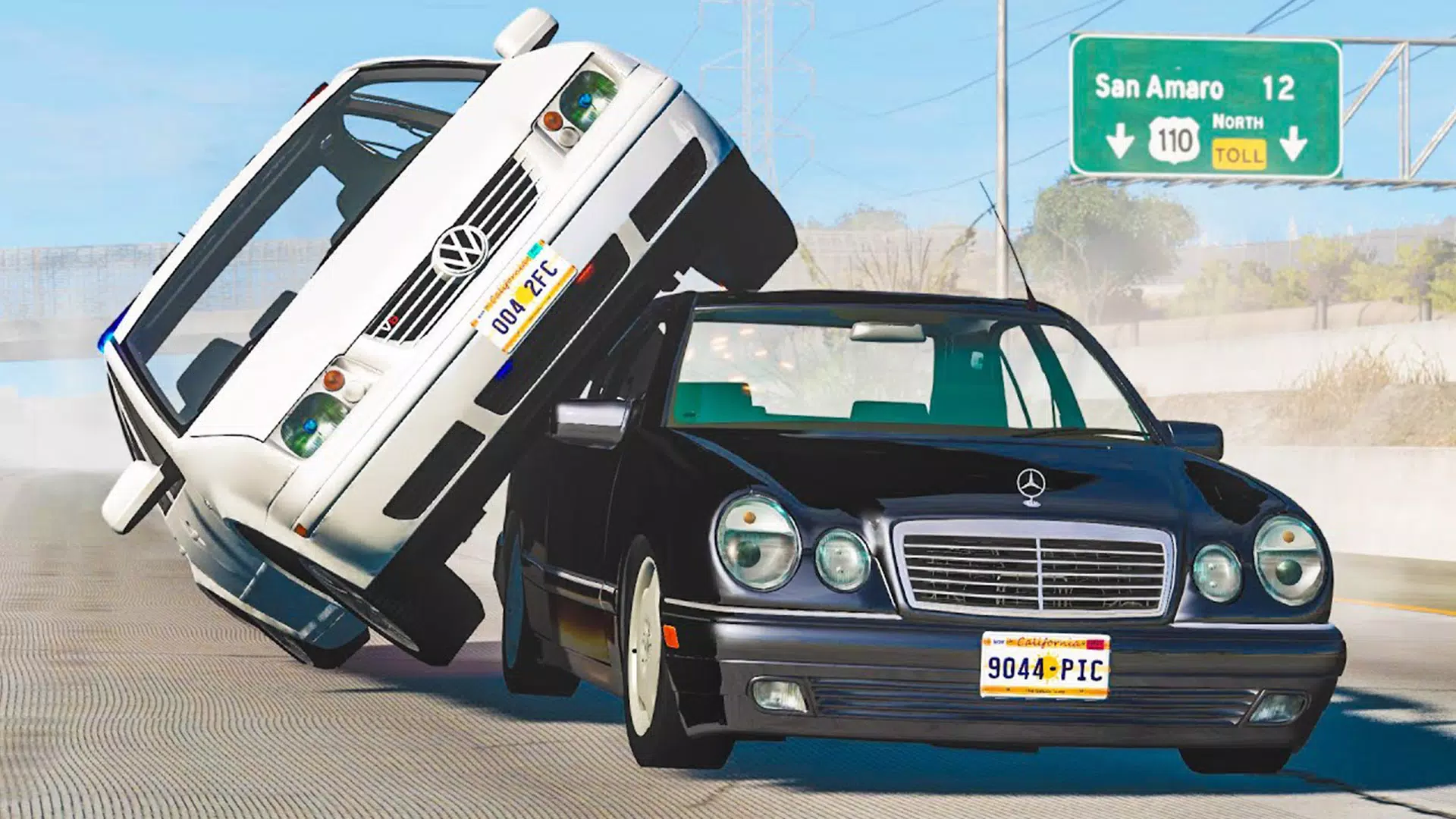 Realistic Car Crash Simulator Скриншот 1