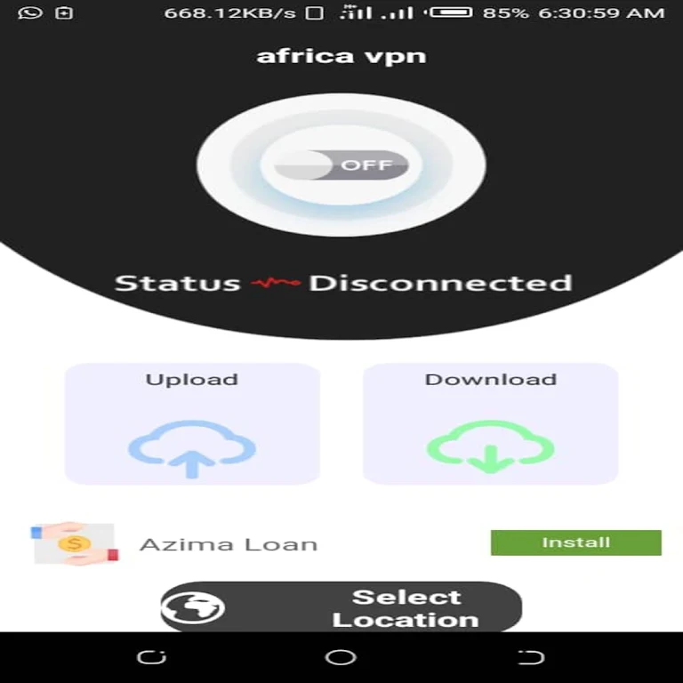 AFRICA VPN Screenshot 3