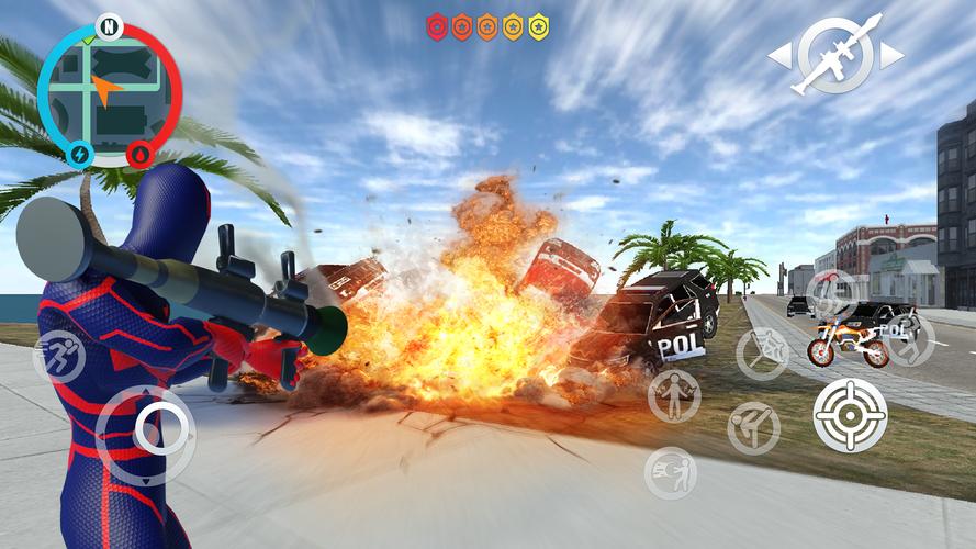 Gangster City: Hero vs Monster Captura de tela 1