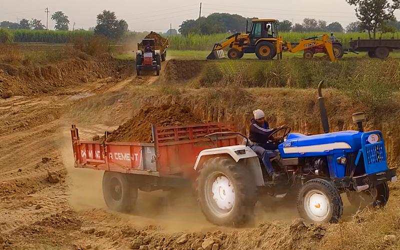Tractor Trolley Farming Drive Ekran Görüntüsü 0