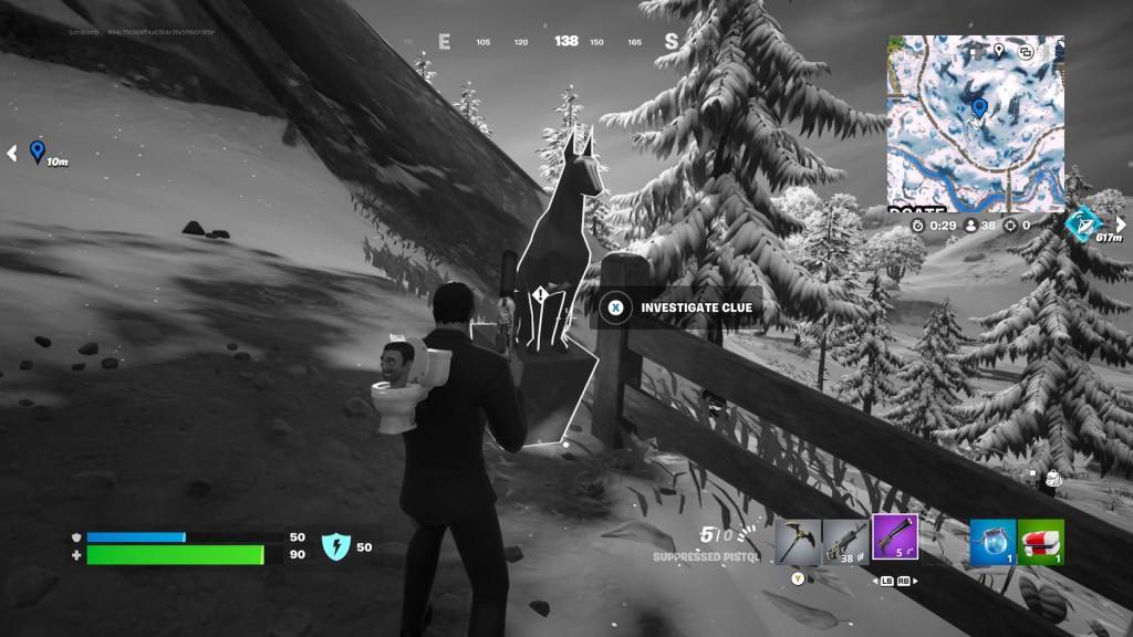 Dog Statue Location in Fortnite