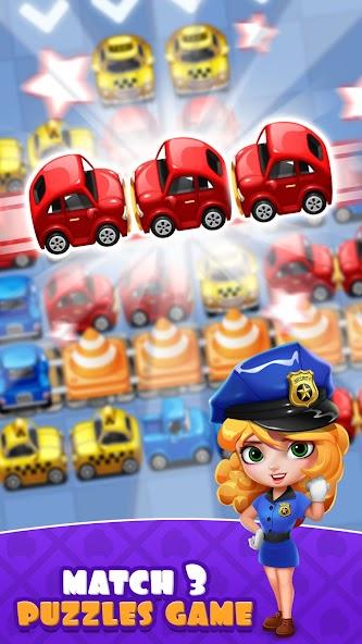 Traffic Jam Cars Puzzle Match3 Mod Ảnh chụp màn hình 0