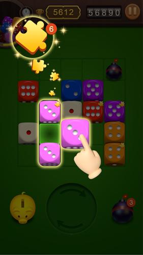Dice Jigsaw Puzzle Скриншот 1